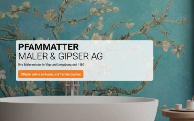🎨 Wir streichen vielleicht nicht das Matterhorn – aber wir streichen veraltete Prozesse! ⛰️💡 Pfammatter Maler & Gipser AG aus